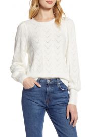 Halogen Chevron Sweater at Nordstrom