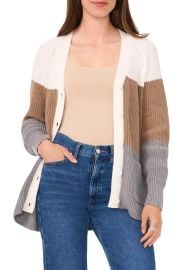 Halogen Oversize Colorblock Cardigan at Nordstrom Rack