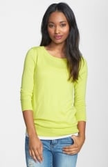 Halogen Three Quarter Sleeve Sweater at Nordstrom