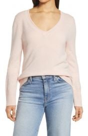 Halogen vneck cashmere sweater at Nordstrom