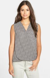 Halogenand174 Sleeveless Wrap Top at Nordstrom