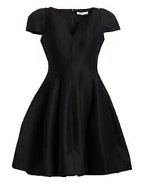 Halston - Cotton  amp  Silk Cocktail Dress at Saks Fifth Avenue