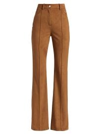 Halston Aljana Pants in Saddle at Saks Fifth Avenue