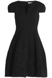 Halston Cotton and Silk Blend Dress at The Outnet