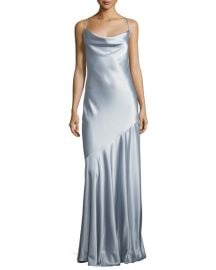 Halston Heritage Bias-Cut Satin Evening Gown   Neiman Marcus at Neiman Marcus