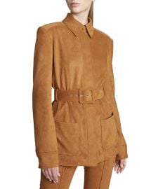 Halston Jesse Jacket in Saddle at Neiman Marcus