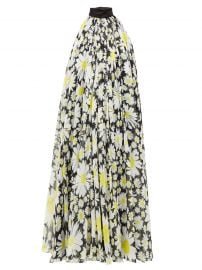 Halterneck Daisy-Print Chiffon Dress by Richard Quinn at Matches