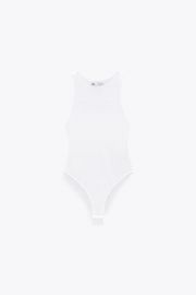 Halterneck bodysuit at Zara