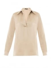 Hammered silk shirt by Gucci at Matches