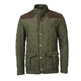 Hampton Quilted Jacket 8211 Olive 8211 Laksen Sporting at Laksen Sporting