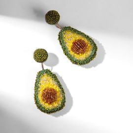 Hand Embroidered Earrings at Deepa Gurnani