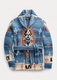 Hand Knit Indigo Ranch Cardigan at Ralph Lauren