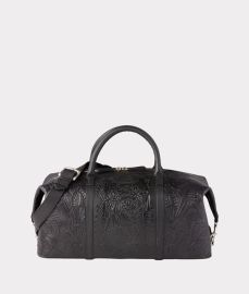 Hand-Tooled Duffle - Black - Lucchese at Lucchese