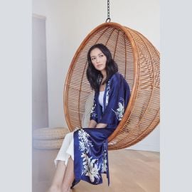 Handcrafted Yuri Luxury Silk Kimono Robe - Long KIMONO kimandonocom at Kim + Ono