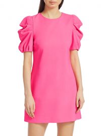 Hanita Short Puff-Sleeve Sheath Dress at Saks Fifth Avenue