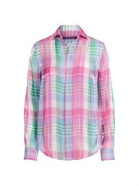 Hannah Cotton Madras Shirt by Ralph Lauren at Saks Fifth Avenue