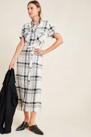 Hannah Midi Shirtdress at Anthropologie