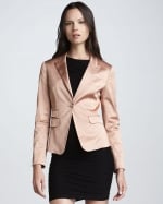 Hannas blush pink blazer at Neiman Marcus at Bergdorf Goodman