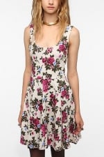 Hanna's floral dress at Urban Outfitters at Urban Outfitters