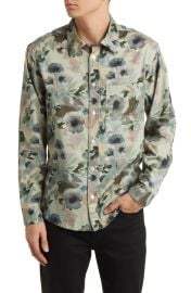 Hans 5036 Floral Button-Up Shirt at Nordstrom