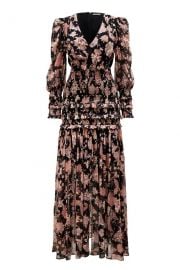 WornOnTV: Gorgi’s black floral smocked dress on The Project | Gorgi ...