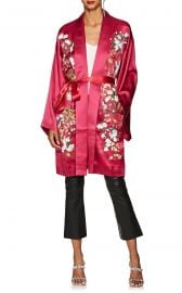 Harmony Floral Silk Long Kimono by Alice Archery at Barneys Warehouse