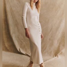 Harper Dress in Ecru at Sezane