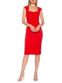 Harper Sheath Midi Dress at Saks Off 5th