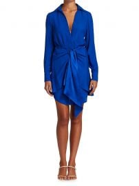 Harper Twist-Front Shirtdress by Derek Lam 10 Crosby at Saks Fifth Avenue