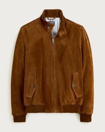 Harrington Jacket In Italian Suede For Men | J.Crew at J. Crew
