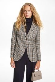 Harris check wool tailored suit jacket multicolor - CH Carolina Herrera United States at Carolina Herrera