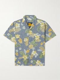 Hartford Palm Camp Collar Floral Print Cotton Shirt at Mr Porter