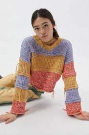 Harvest Patchwork Sweater at Urban Outfitters