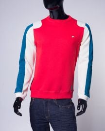 Harvey Men39s Long Sleeve Color Blocked Crew Neck Pullover ATiziano at A. Tiziano