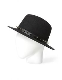 Hat with Pin Studs at Zara