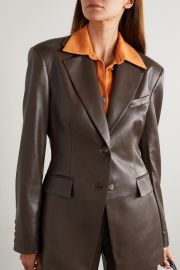 Hathi vegan leather blazer at Net a Porter