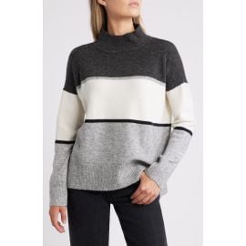 Hatley Colorblock Mock Neck Tunic Sweater at Nordstrom