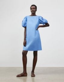 Hattie Dress In Italian Sculpted KindCotton  Lafayette 148 New York at Lafayette 148 NY