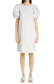 Hattie Stripe KindCotton A-Line Dress at Nordstrom