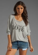 Haute Hippie Love Tee at Revolve