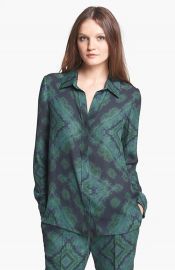 Haute Hippie Print Silk Blouse at Nordstrom