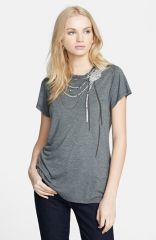 Haute Hippie and39Snakeand39 Embellished Crewneck Tee at Nordstrom