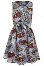 Hawaiian boat print sundress by Topshop at Topshop