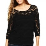 Hayleys black sweater at JCP at JC Penney