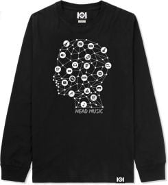 Head Music Long Sleeve Tee by 101 Apparel at 101 Apparel