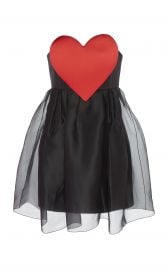 Heart-Detail Silk Organza Dress at Moda Operandi