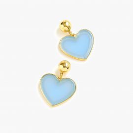 Heart Drop Earrings In Acetate at J. Crew