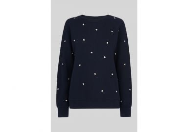 Heart Embroidered Sweatshirt at Whistles