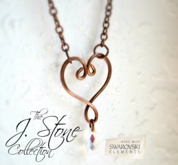 Heart Necklace at Etsy