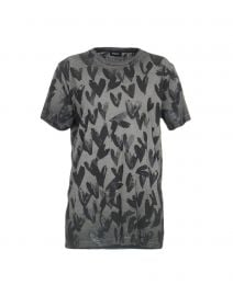 Heart Print T-Shirt by Diesel at Yoox